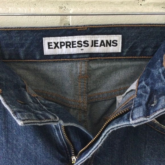 Express: Rocco, Slim Fit, Skinny Leg, Distressed Jeans. Waist 29" - Picture 3 of 8